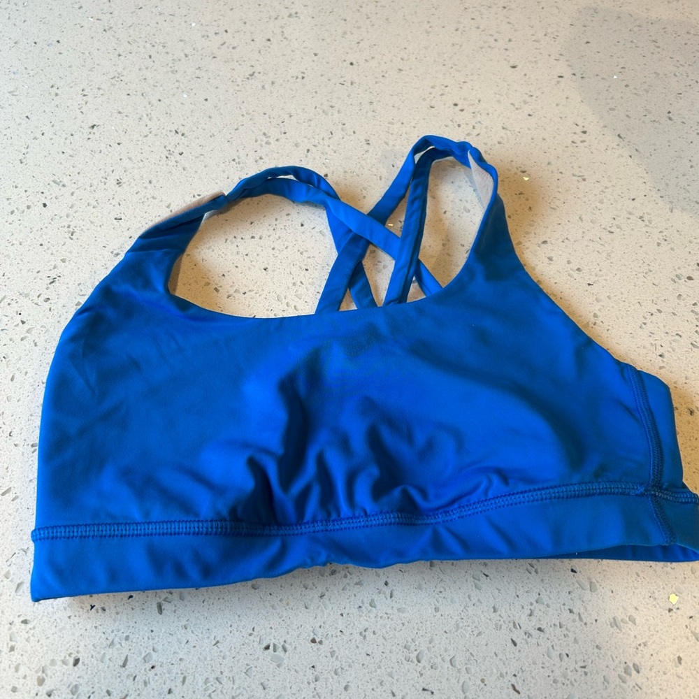 Lululemon Energy Bra. Size 6. Royal/Cobalt Blue.